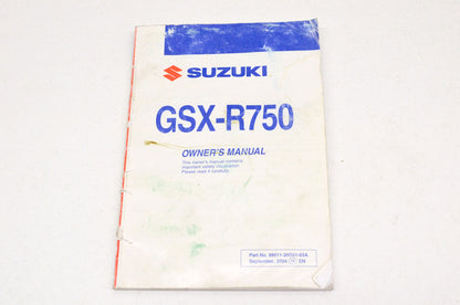 OEM Suzuki 99011-30G51-03A Owner's Manual GSX-R750K5