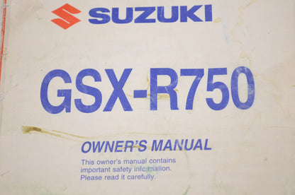OEM Suzuki 99011-30G51-03A Owner's Manual GSX-R750K5