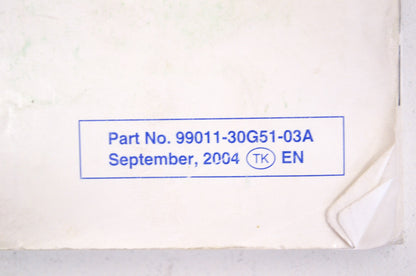 OEM Suzuki 99011-30G51-03A Owner's Manual GSX-R750K5