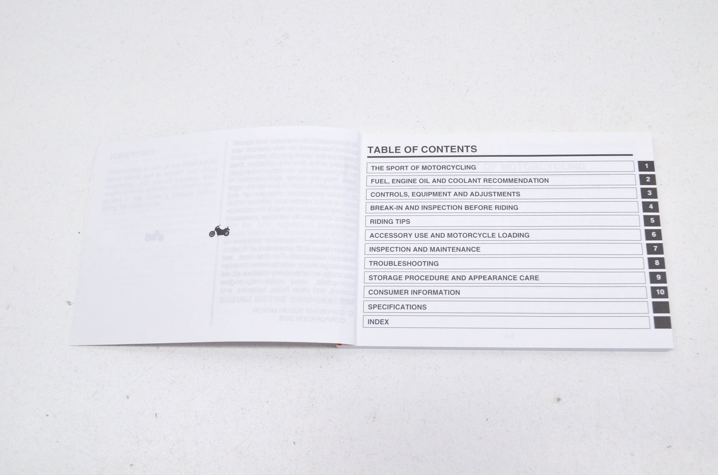 OEM Suzuki 99011-38B69-03A Owner's Manual VS1400K6 20 NOS