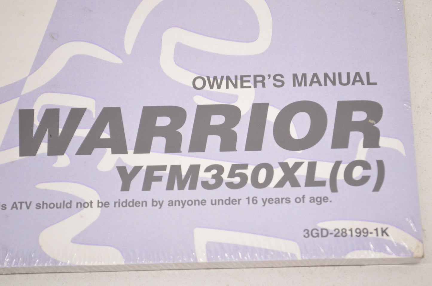 OEM Yamaha LIT-11626-12-53 YFM350XL(C) WARRIO Owner's Manual NOS