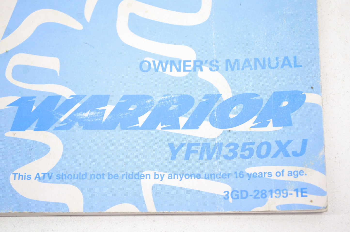 OEM Yamaha LIT-11626-10-28 YFM350XJ Owner's Manual