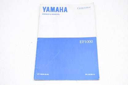 OEM Yamaha Owner's Manual EF1000 Generator