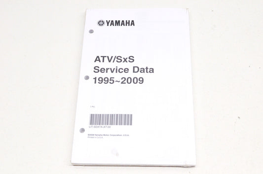 OEM Yamaha LIT-SDATA-AT-00 Service Manual 95-09 ATV/SxS NOS