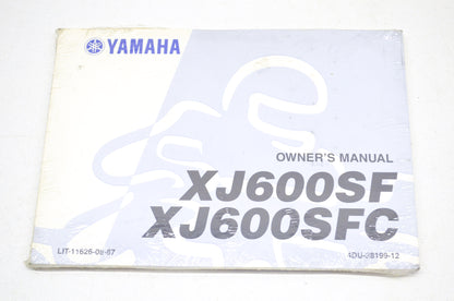 OEM Yamaha LIT-11626-08-87 XJ600SF/SFC Owner's Manual NOS