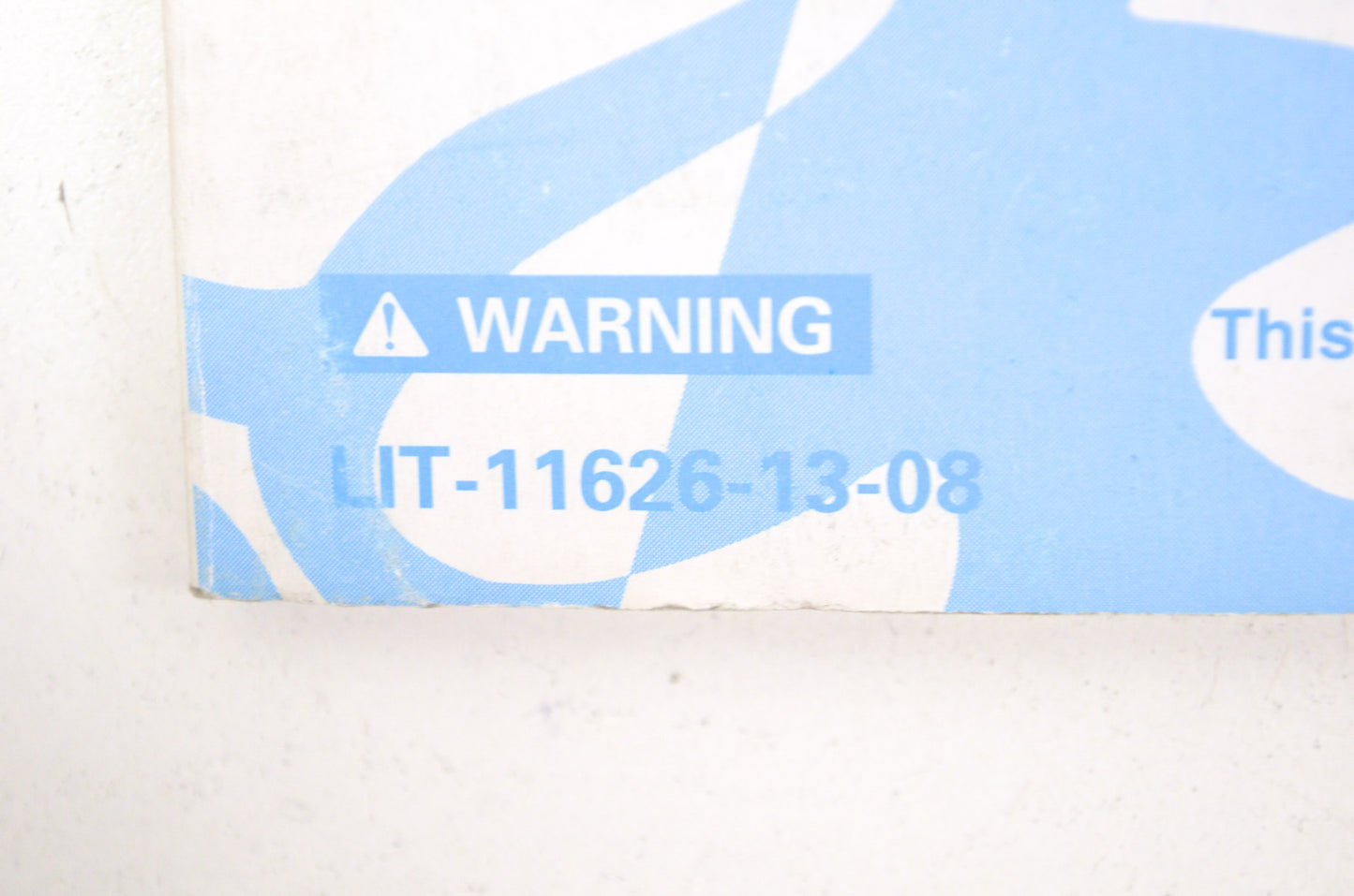 OEM Yamaha LIT-11626-08-87 XJ600SF/SFC Owner's Manual NOS