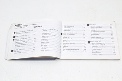 OEM Yamaha LIT-11626-16-37 YFS200R BLASTER Owner's Manual