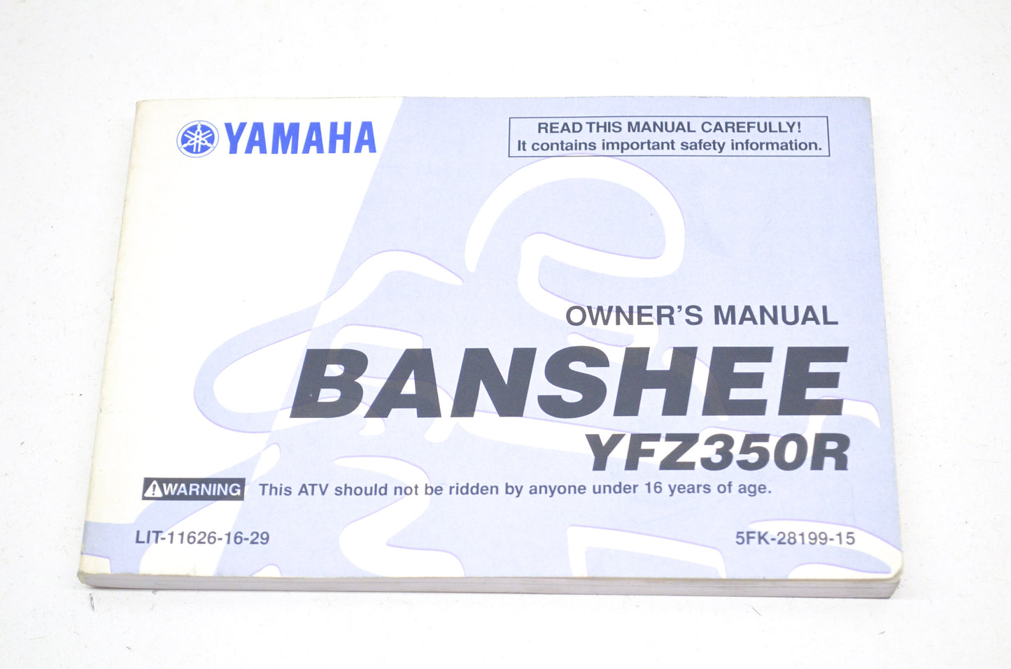 OEM Yamaha Owner's Manual Banshee YFZ350R