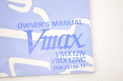 OEM Yamaha Owner's Manual Vmax VMX12N, VMX12NC