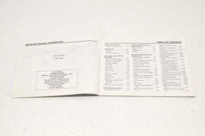 OEM Yamaha LIT-11626-21-30 Owner's Manual VSTAR 1300 XVS13CTX(C)