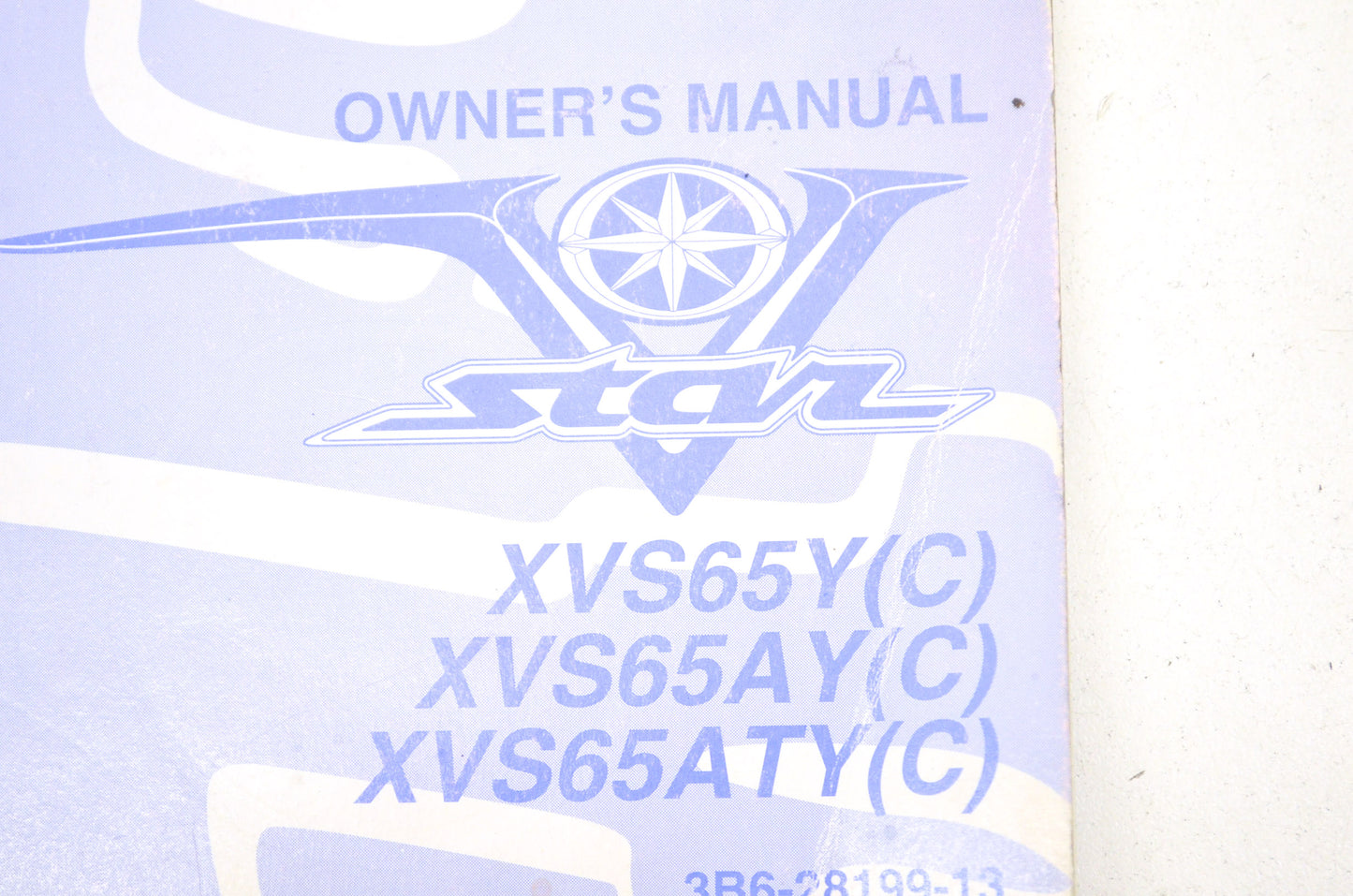 OEM Yamaha LIT-11626-22-20 XVS65Y(C) XVS65AY(C) Owner's Manual