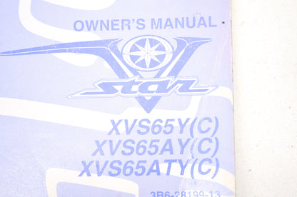OEM Yamaha LIT-11626-22-20 XVS65Y(C) XVS65AY(C) Owner's Manual