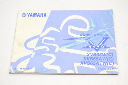 OEM Yamaha LIT-11626-20-04 XVS65W AW ATW V ST "Owner's Manual