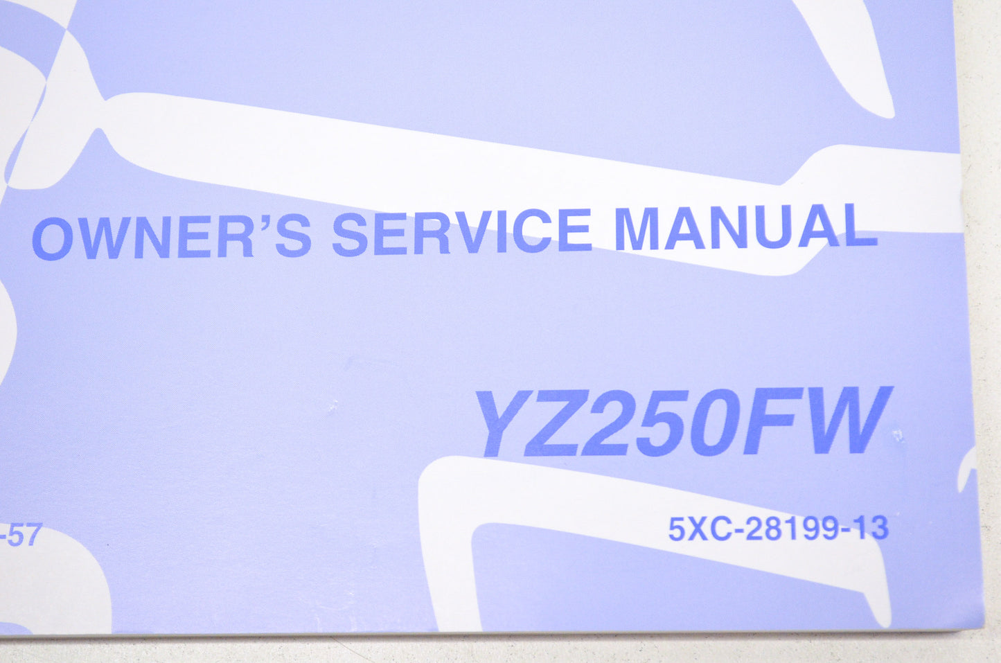 OEM Yamaha LIT-11626-20-57 YZ250FW Owner's/Service Manual NOS