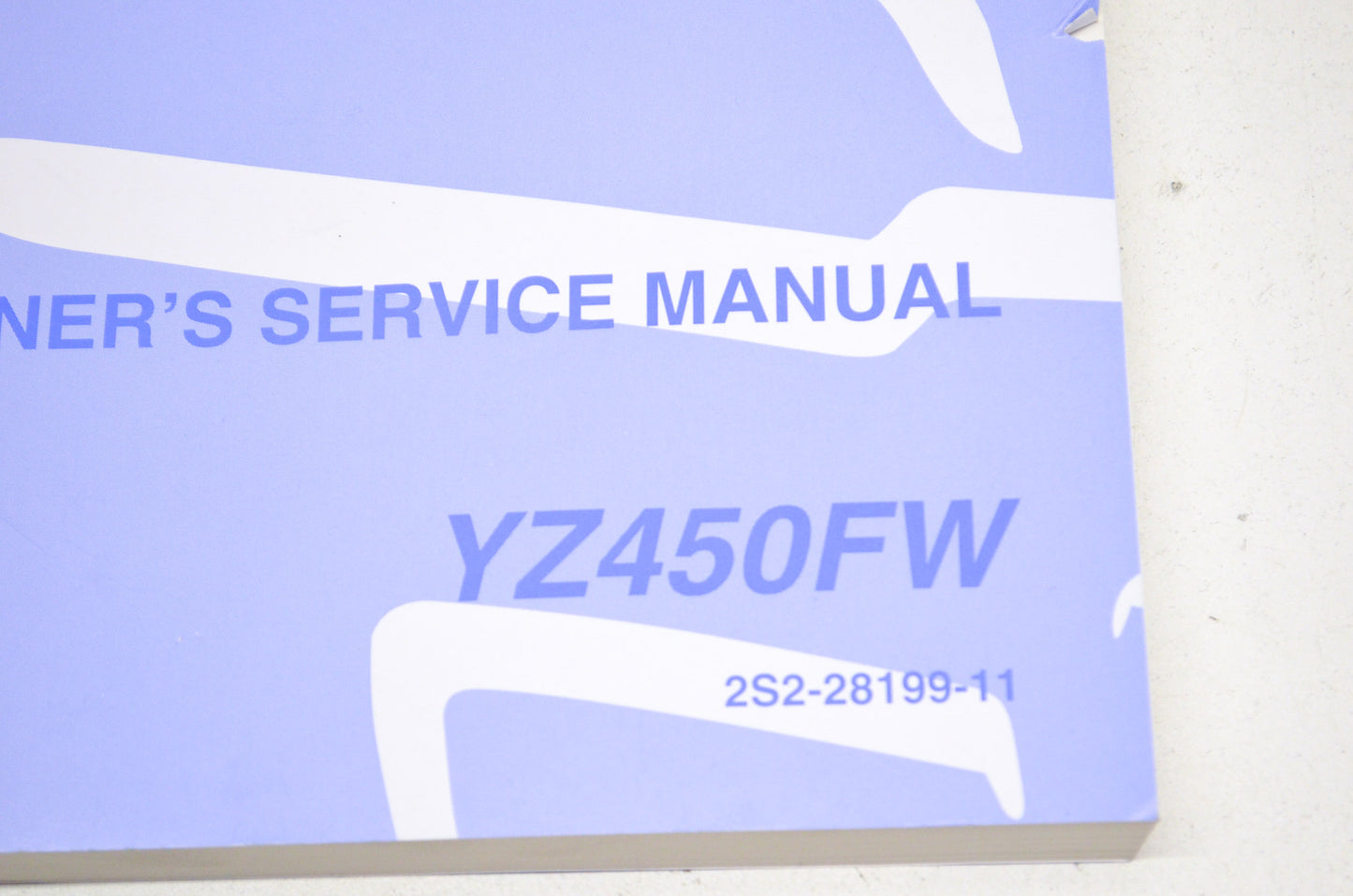 OEM Yamaha LIT-11626-20-49 Owner's Service Manual YZ450FW NOS