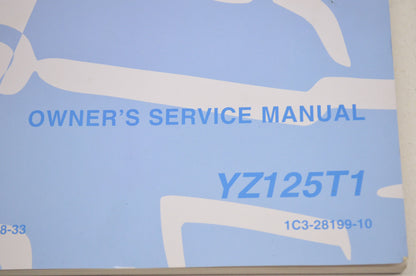 OEM Yamaha LIT-11626-18-33 YZ125T1 Owner's Service Manual