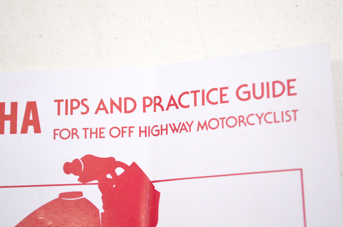 OEM Yamaha LIT-11626-15-50 Ride Tips & Practice Guide Manual