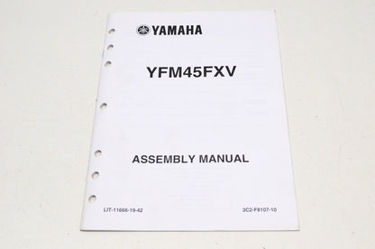 OEM Yamaha LIT-11666-19-42 YFM45FX/ FXSPX/ FXX Assembly Manual