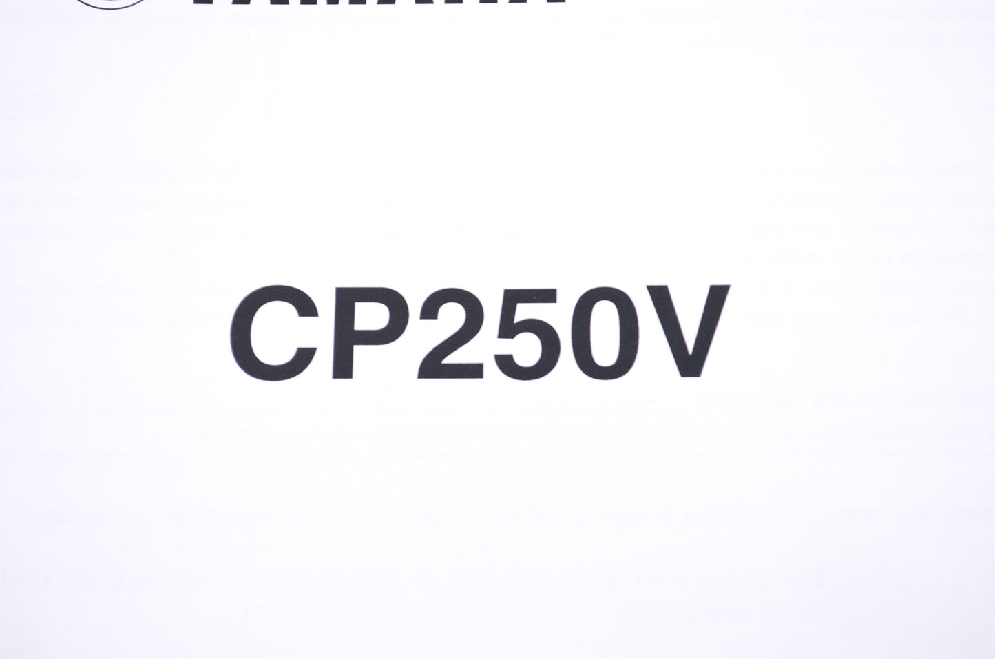 OEM Yamaha LIT-11666-19-48 CP250V Assembly Manual NOS