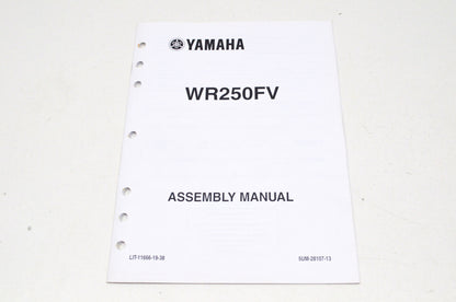 OEM Yamaha LIT-11666-19-38 WR250FV 2006 Assembly Manual NOS