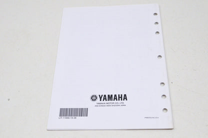OEM Yamaha LIT-11666-19-38 WR250FV 2006 Assembly Manual NOS