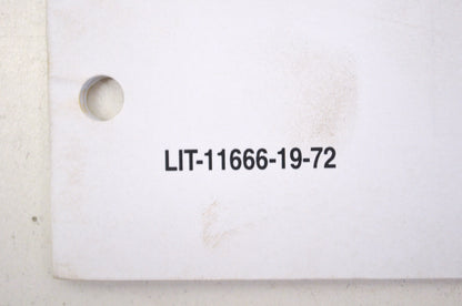 OEM Yamaha LIT-11666-19-72 YZ250FV Assembly Manual