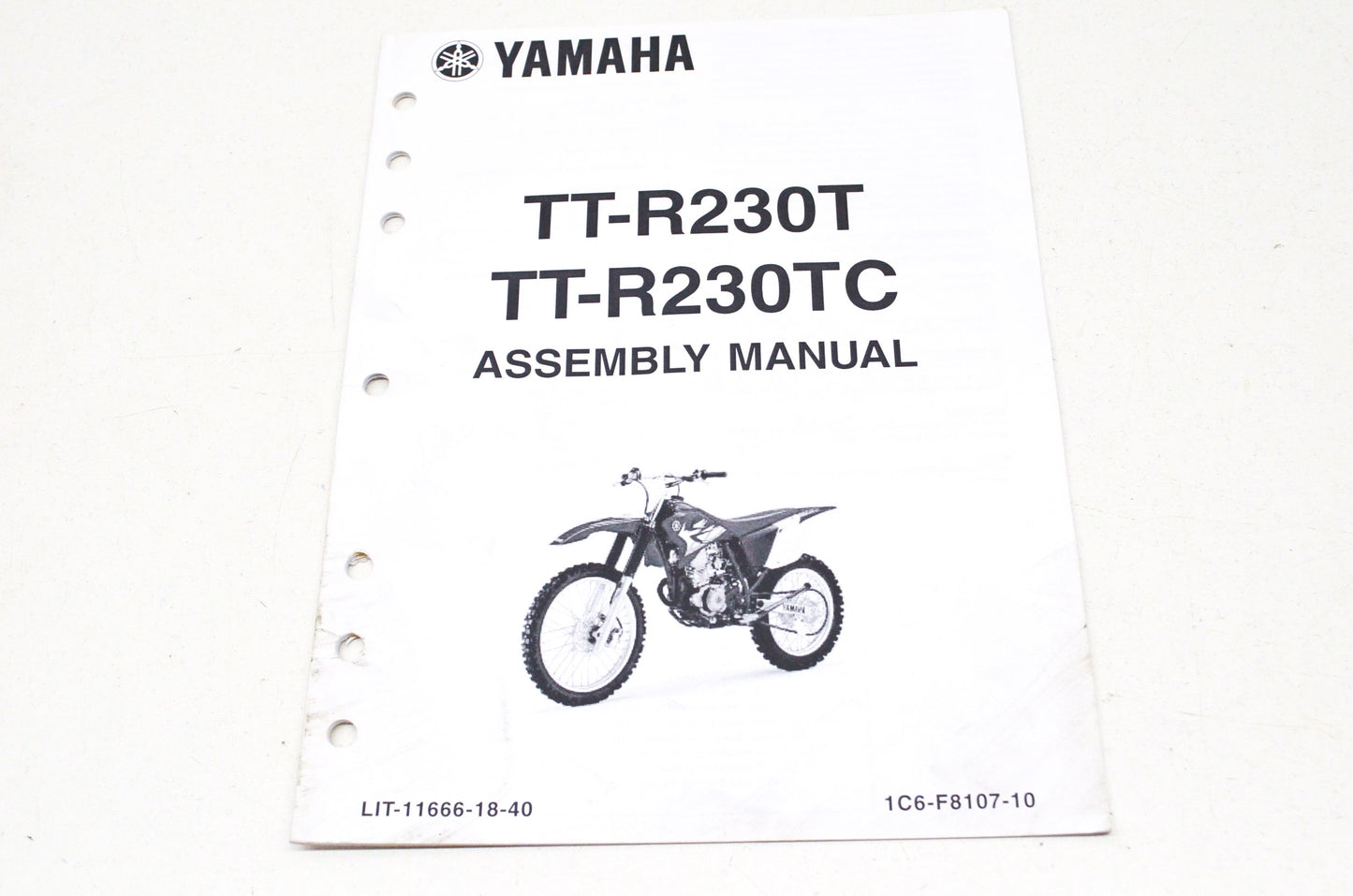 OEM Yamaha LIT-11666-18-40 TTR230T(C) Assembly Manual