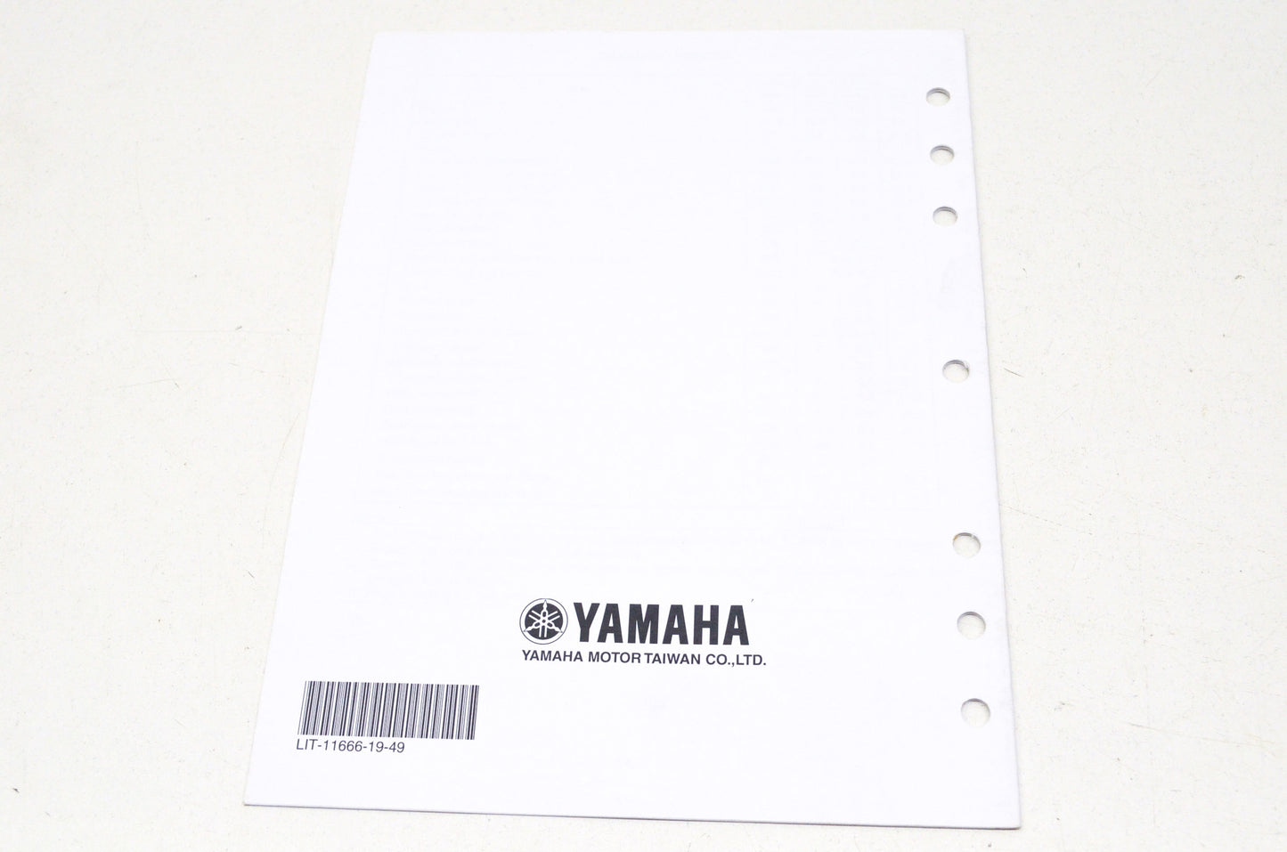 OEM Yamaha LIT-11666-19-49 XC50V Assembly Manual NOS