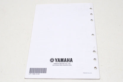 OEM Yamaha LIT-11666-18-49 WR450FT Assembly Manual NOS