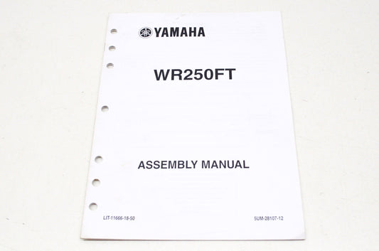 OEM Yamaha LIT-11666-18-50 WR250FT Assembly Manual NOS