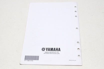 OEM Yamaha LIT-11666-18-50 WR250FT Assembly Manual NOS