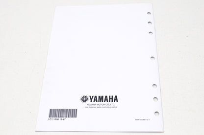 OEM Yamaha LIT-11666-18-47 YFM80GT Assembly Manual NOS