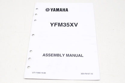 OEM Yamaha LIT-11666-19-80 YFM35XV Assembly Manual NOS
