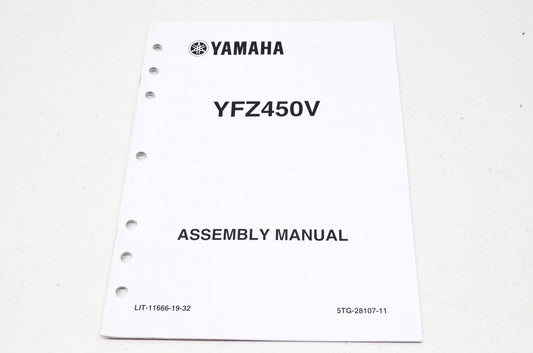 OEM Yamaha LIT-11666-19-32 YFZ450 (V-Y) 2006 - Assembly Manual NOS
