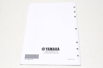 OEM Yamaha LIT-11666-19-32 YFZ450 (V-Y) 2006 - Assembly Manual NOS
