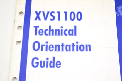 OEM 98-216 Yamaha Technical Orientation Guide XVS1100 NOS