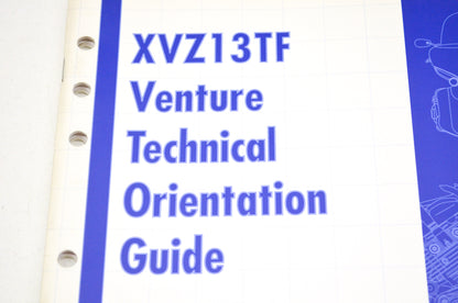 OEM 98-215 Yamaha Technical Orientation Guide XVZ13TF Venture NOS