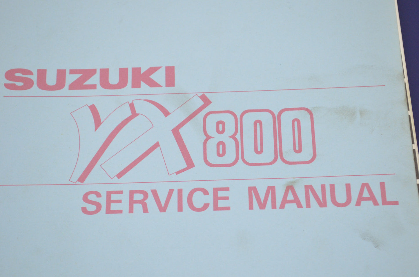 OEM Suzuki 99500-38013-03E Service Manual VX800 1990-96