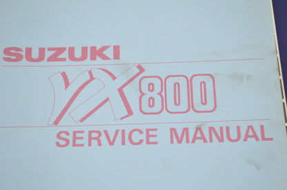 OEM Suzuki 99500-38013-03E Service Manual VX800 1990-96