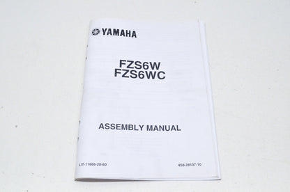 OEM Yamaha LIT-11666-20-60 FZS6W(C) Assembly Manual