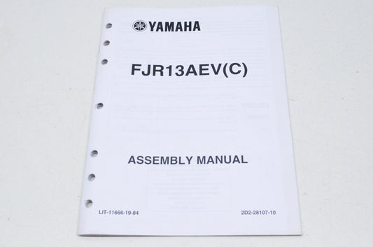 OEM Yamaha LIT-11666-19-84 FJR13AEV(C) Assembly Manual NOS