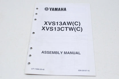 OEM Yamaha LIT-11666-20-42 XVS13AWCTW(C) Assembly Manual NOS