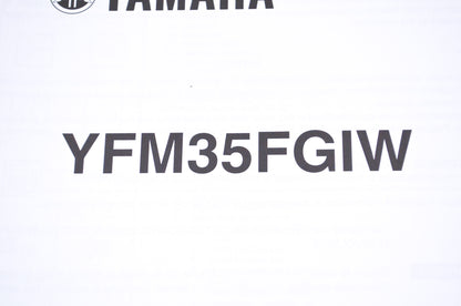 OEM Yamaha LIT-11666-20-46 YFM35FGIW Assembly Manual NOS