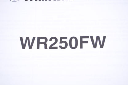 OEM Yamaha LIT-11666-20-55 WR250F, 5UM-28107-14 (W-X) 2007-20 Assembly Manual NOS