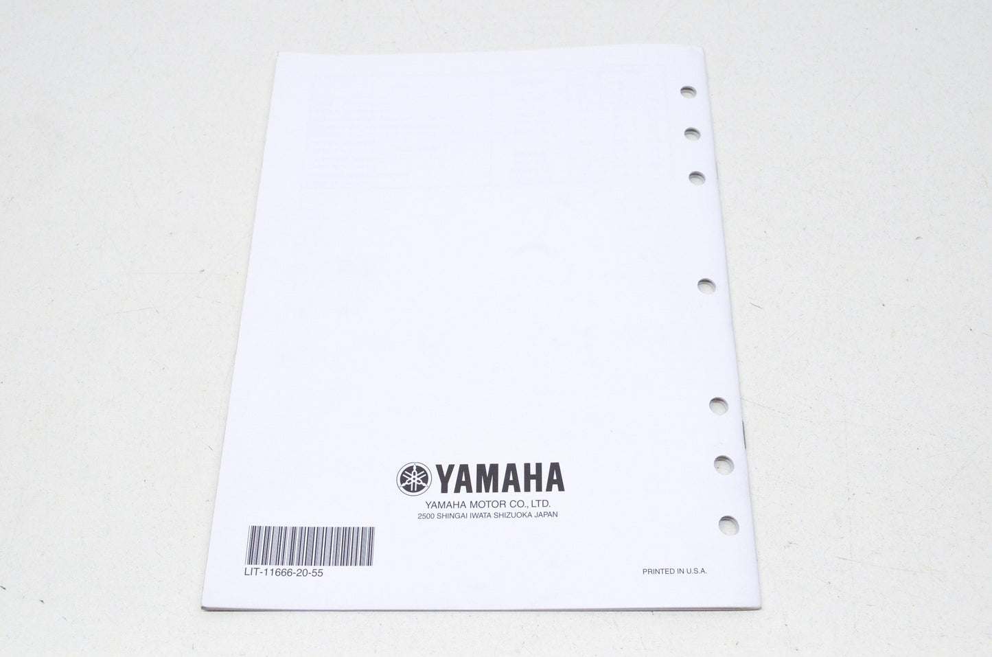 OEM Yamaha LIT-11666-20-55 WR250F, 5UM-28107-14 (W-X) 2007-20 Assembly Manual NOS