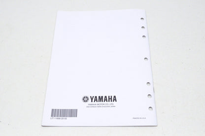 OEM Yamaha LIT-11666-20-55 WR250F, 5UM-28107-14 (W-X) 2007-20 Assembly Manual NOS