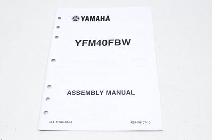 OEM Yamaha LIT-11666-20-45 YFM40FBW Assembly Manual NOS