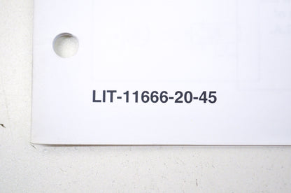 OEM Yamaha LIT-11666-20-45 YFM40FBW Assembly Manual NOS
