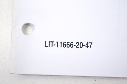 OEM Yamaha LIT-11666-20-47 YZ125W1 YZ250W1 Assembly Manual NOS