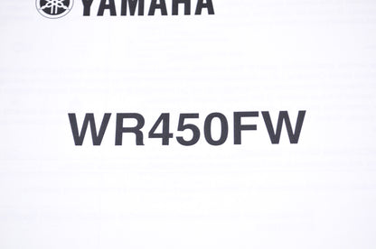 OEM Yamaha LIT-11666-20-56 WR450F (W-X) 2007-20 Assembly Manual NOS